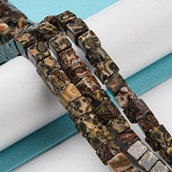 Natural Leopard Skin Jasper Beads Strands&nbsp;G-Q1008-B09