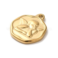 304 Stainless Steel Pendants&nbsp;STAS-L022-270G