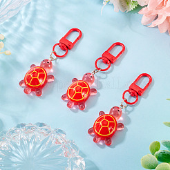 3Pcs Resin Tortoise Pendant Decorations&nbsp;HJEW-TA0001-39D