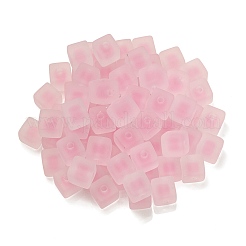 Frosted Acrylic European Beads&nbsp;OACR-G012-14C