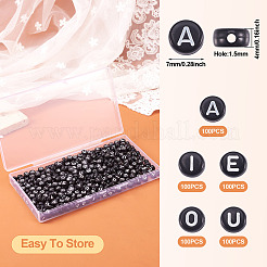 500Pcs 5 Style Opaque Acrylic Beads&nbsp;SACR-TA0001-16