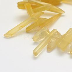 Heated Natural Citrine Beads Strands&nbsp;G-L464-16