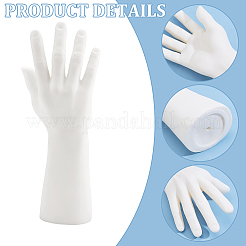 PP Plastic Mannequin Right Hand Watch Display Holder&nbsp;ODIS-WH0070-12B