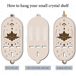DIY Poplar Wood Dowsing Pendulum Holders&nbsp;HJEW-CN0001-23J