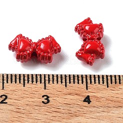 Spray Painted Alloy Bead&nbsp;LS-X-PALLOY-H134-44