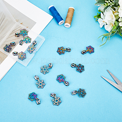 14Pcs Snowflake #5 Zinc Alloy Replacement Zipper Sliders&nbsp;FIND-GF0005-70A