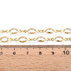 Brass Oval Link Chains&nbsp;CHC-N023-04A-G