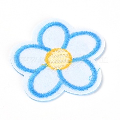Computerized Embroidery Cloth Iron on/Sew on Patches&nbsp;DIY-TAC0001-11A