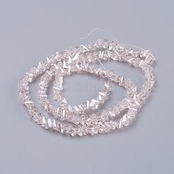 Electroplate Glass Beads Strands&nbsp;EGLA-J146-4mm-AB02