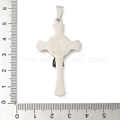 201 Stainless Steel Laser Cut Big  Pendants&nbsp;STAS-P428-13P-02