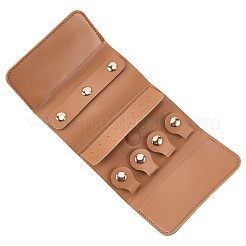 1Pc PU Leather Jewelry Rolls&nbsp;ABAG-CL0001-42