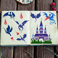 PET Hollow Out Drawing Painting Stencils&nbsp;DIY-WH0391-0581