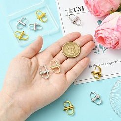 10Pcs 2 Colors Alloy Adjuster Buckles&nbsp;FIND-CJ0004-08