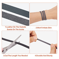 20 Strands 20 Colors Flat Imitation Leather Cord&nbsp;WL-TA0001-01