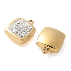 Polymer Clay Rhinestone Charms&nbsp;STAS-Q345-30G