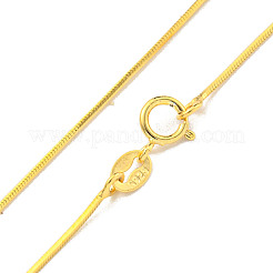925 Sterling Silver Snake Chain Necklaces&nbsp;NJEW-C052-18G