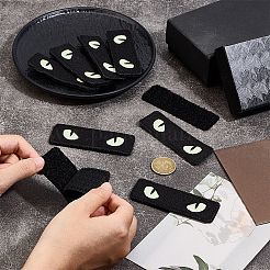 6Pcs Luminous Oxford Cloth Hook and Loop Tapes&nbsp;AJEW-PH0007-39A