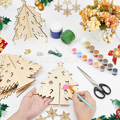 DIY Christmas Tree Pendant Decoration Kits&nbsp;DIY-WR0004-35