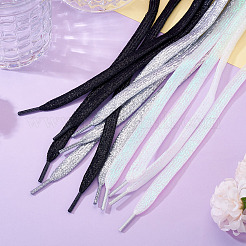 3 Pairs 3 Colors Polyester Cord Shoelace&nbsp;AJEW-TA0002-36A