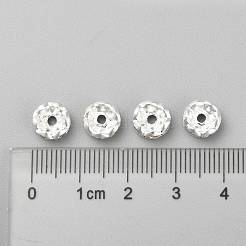 Iron Rhinestone Spacer Beads&nbsp;X-RB-A008-8MM-S