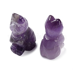 Natural Amethyst Carved Healing Figurines&nbsp;G-B062-04C