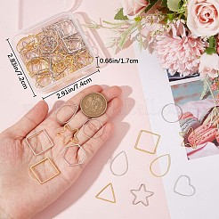 96Pcs 16 Styles Brass Linking Rings&nbsp;KK-CN0002-09