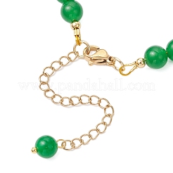 Natural & Dyed Malaysia Jade Bracelets&nbsp;BJEW-JB11973-01