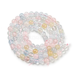 Natural Morganite Beads Strands&nbsp;G-P503-4MM-02