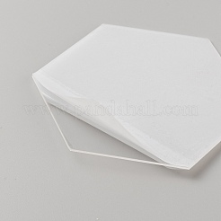 Transparent Acrylic Blank Place Cards&nbsp;AJEW-WH0347-92B