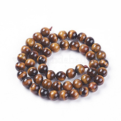 Natural Tiger Eye Beads Strands&nbsp;G-E528-02A
