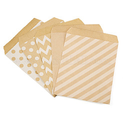 50Pcs 5 Styles Kraft Paper Bags&nbsp;CARB-TA0001-06