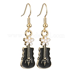 Golden Alloy Enamel Dangle Earrings for Women&nbsp;EJEW-JE05657