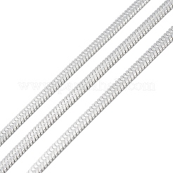 Tarnish Resistant 304 Stainless Steel Herringbone Chains&nbsp;STAS-P290-02P