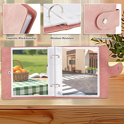 5 Inch PU Leather Cover Garden Seed Storage Organizer 2-Ring Binder Album&nbsp;AJEW-SP0004-72A