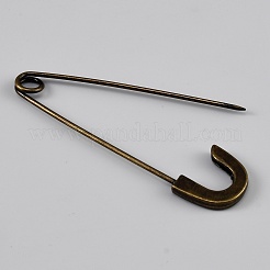 Zinc Alloy Big Safety Pins&nbsp;FIND-WH0365-259C-AB