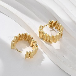 Rack Plating Brass Hoop Earrings for Women&nbsp;EJEW-Q770-20G