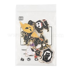 10Pcs 10 Styles Halloween Alloy Enamel Pendants&nbsp;ENAM-FS0003-83