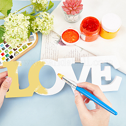 MDF Board Letters for Wedding&nbsp;DJEW-WH0007-45