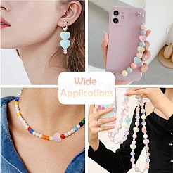 45Pcs 3 Colors Rubberized Style Opaque Acrylic Beads&nbsp;OACR-CJ0002-56