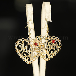 Mother's Day Alloy Dangle Earrings&nbsp;WGA3449-01