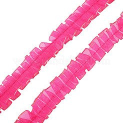 10M Double Layer Polyester Lace Ribbon&nbsp;OCOR-TA0004-14G