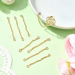 20Pcs Brass Chain Links/Connectors&nbsp;KK-BBC0021-47