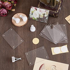 4Pcs Rectangle Acrylic Fridge Magnet Home Decoration Accessoriesa&nbsp;AJEW-DR0002-75