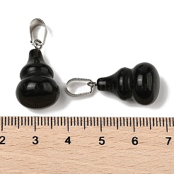 Natural Obsidian Pendants&nbsp;G-B127-03P-17