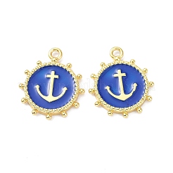 Eco-Friendly Stainless Steel Enamel Pendants&nbsp;STAS-C031-02G