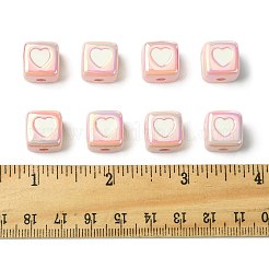10Pcs Opaque Acrylic Enamel Beads&nbsp;ACRC-FS0001-02F