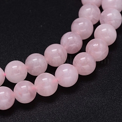 Pink Color Natural Madagascar Rose Quartz Beads Strands&nbsp;X-G-F641-01-B