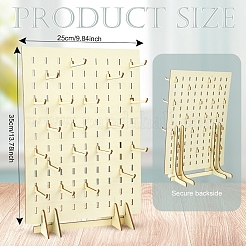 Desktop Rectangle Wooden Jewelry Bracelet Organizer Stands&nbsp;ODIS-YWC0001-01