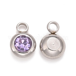 304 Stainless Steel Pendants&nbsp;STAS-M300-02B-P