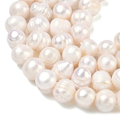 Natural Cultured Freshwater Pearl Beads Strands&nbsp;PEAR-L034-12G